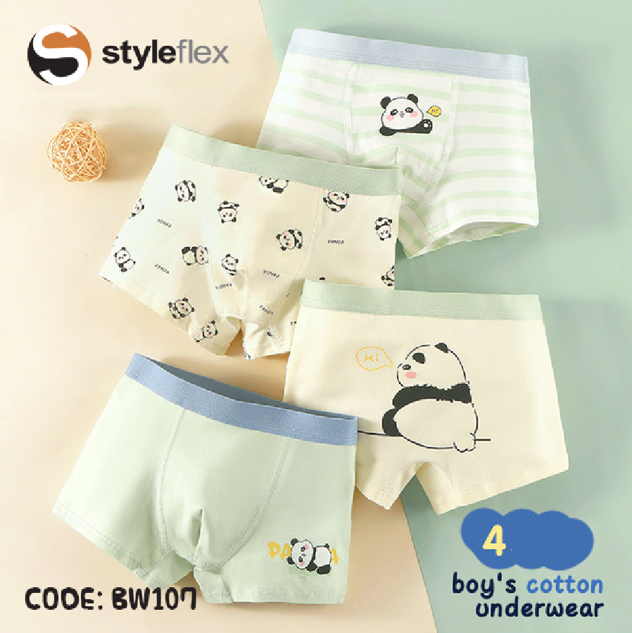 Kids Boxer - Panda Set - 4 in 1 Pack
