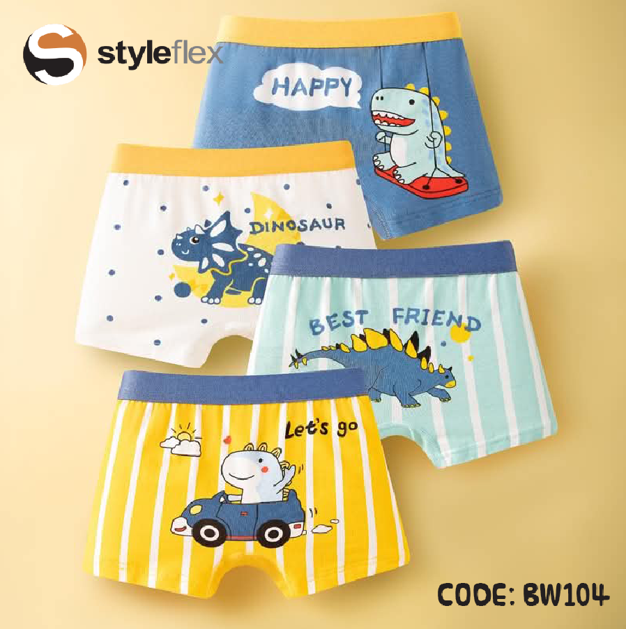 Kids Boxer - Dino Set - 4 in 1 Pack