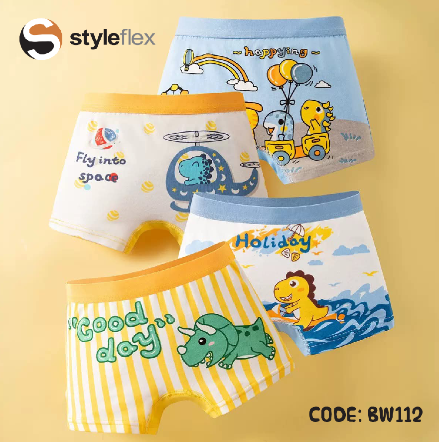 Kids Boxer - Dino Set - 4 in 1 Pack