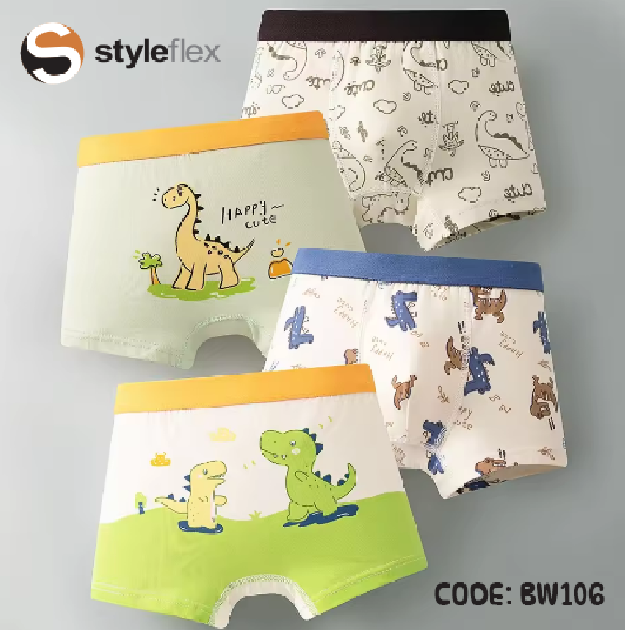 Kids Boxer - Dino Set - 4 in 1 Pack