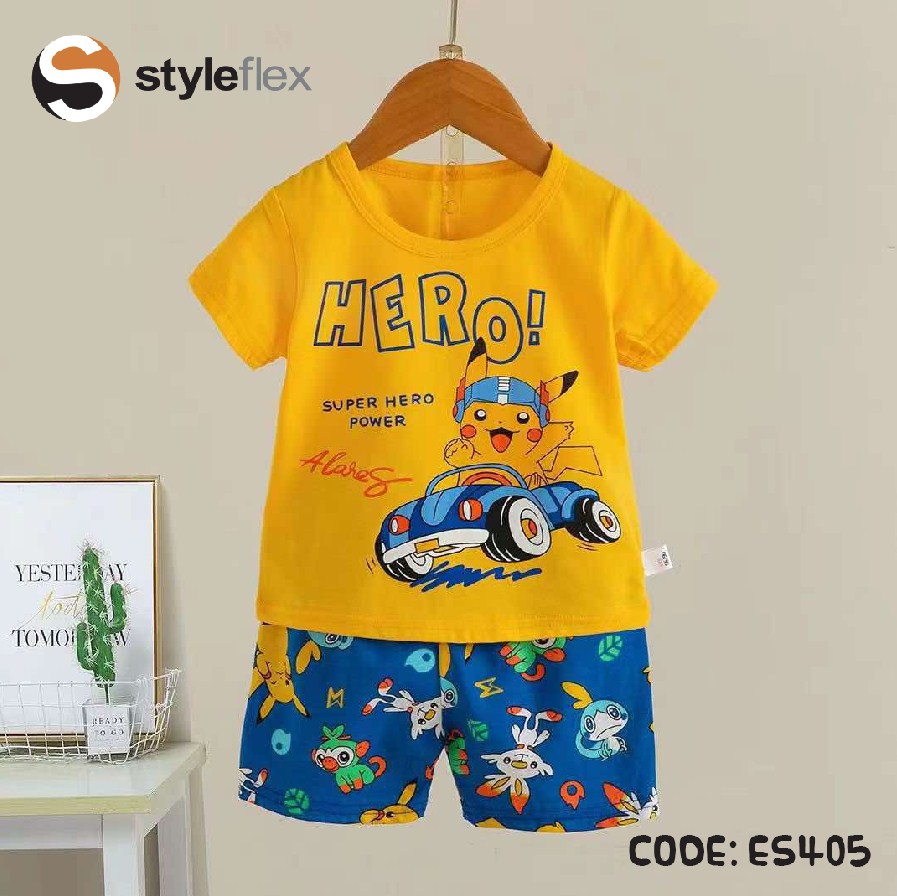 Orange Pokemon - Imported Baby Set - Casual Set