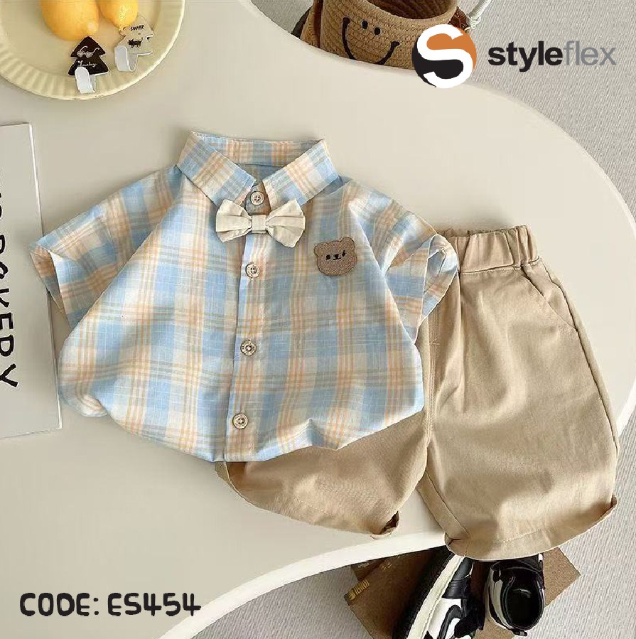 Elegent Check - Imported Baby Set - Exclusive Set