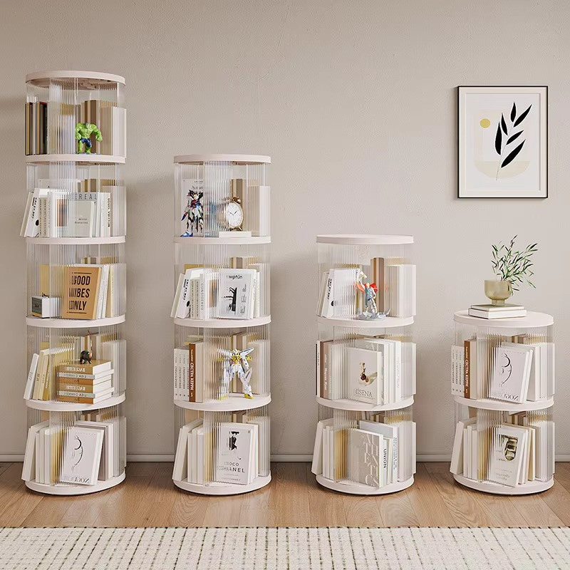 Rotating Multi-Layer Moynamotimart Book shelf