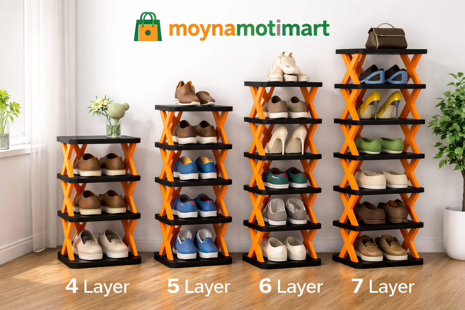 Smart Shoe Rack 👟 জুতা থাকবে সাজানো ও হাতের নাগালে