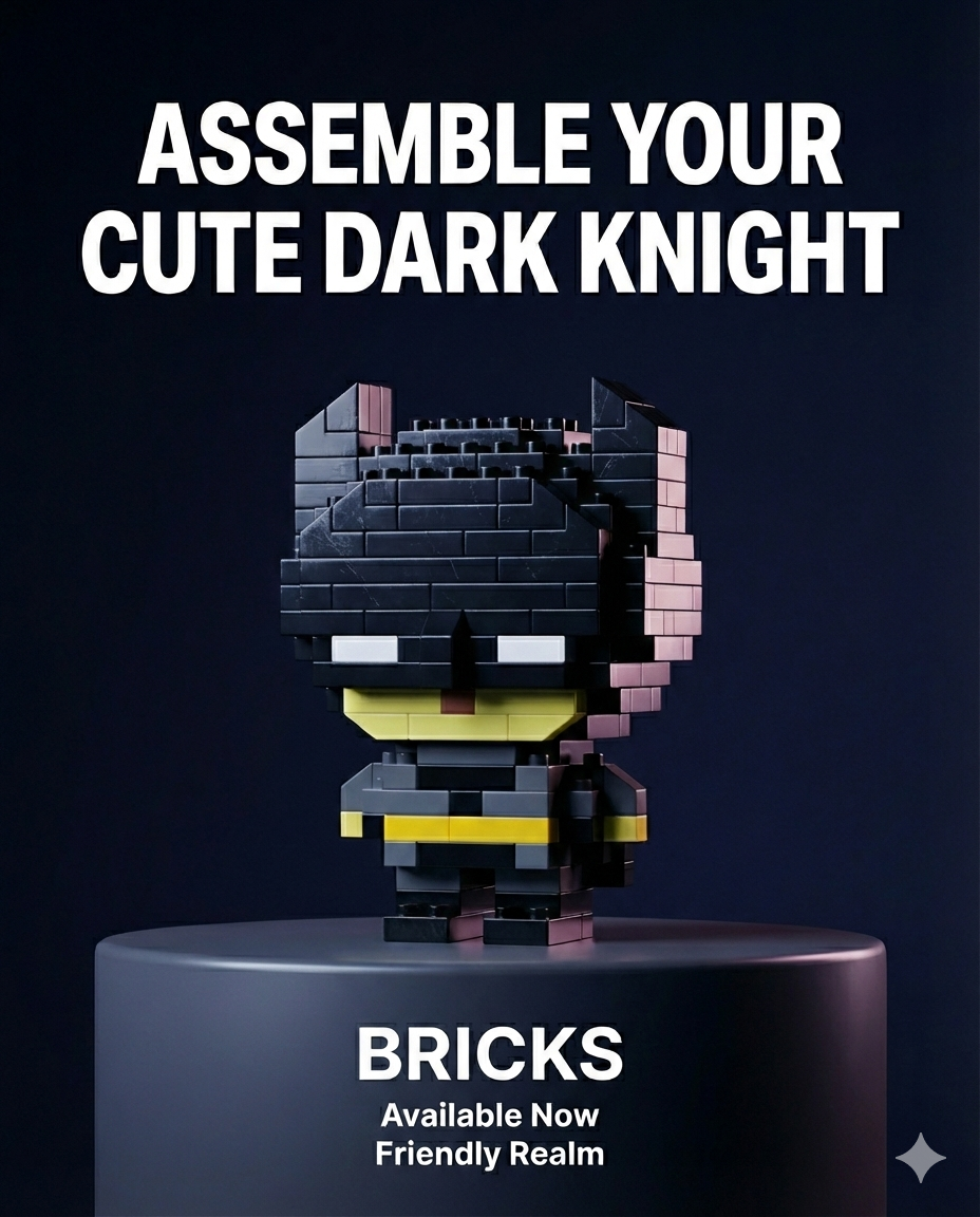 Dark Knight – Brick Building Figure
