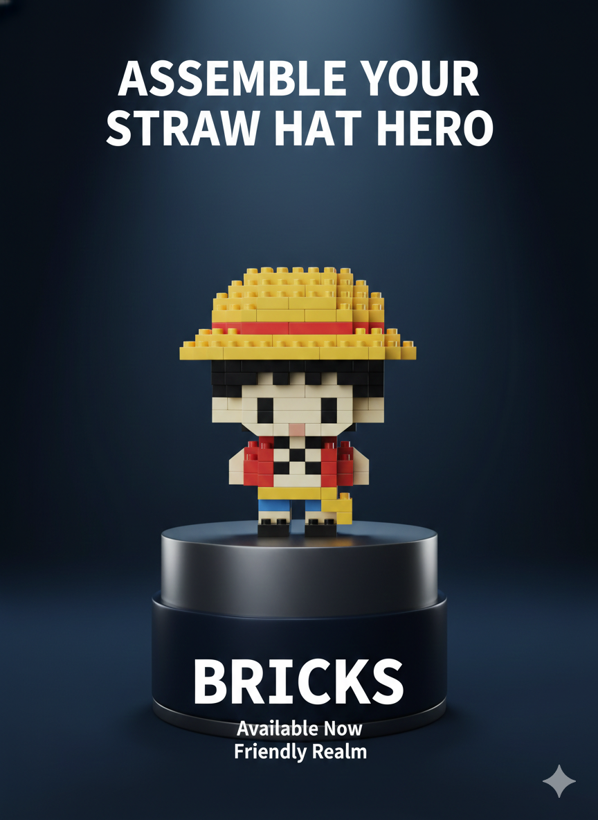Luffy – Anime Brick Building Figure