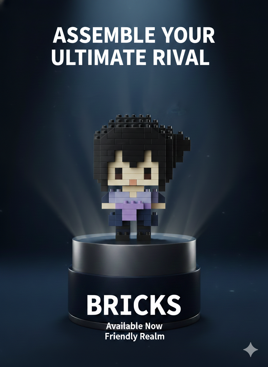 Sasuke Bricks Ultimate Rival Figure - Ninja Warrior Collectible Building Set