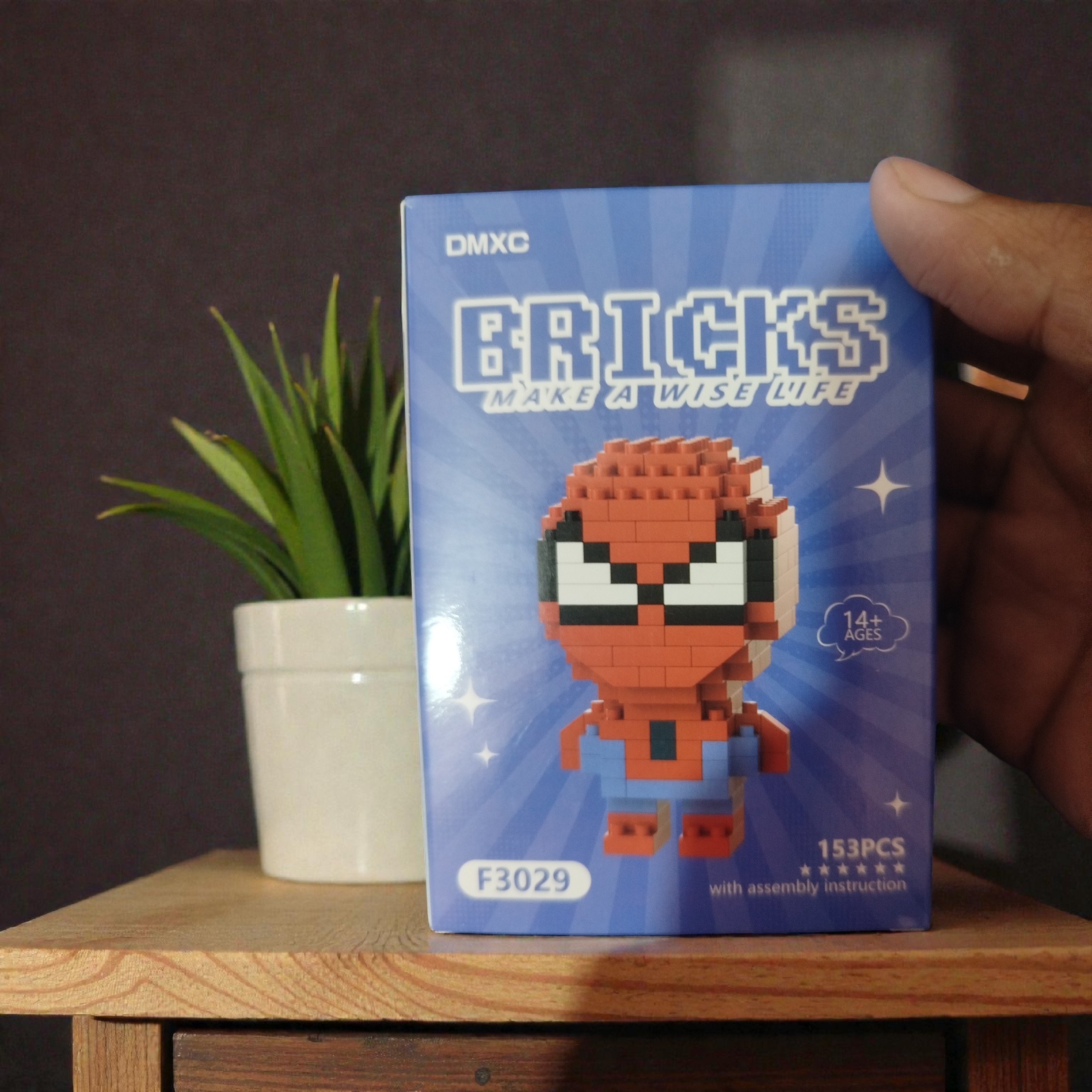 Spider-man Bricks Web-Slinging Hero Figure - Spider-Inspired Building Set