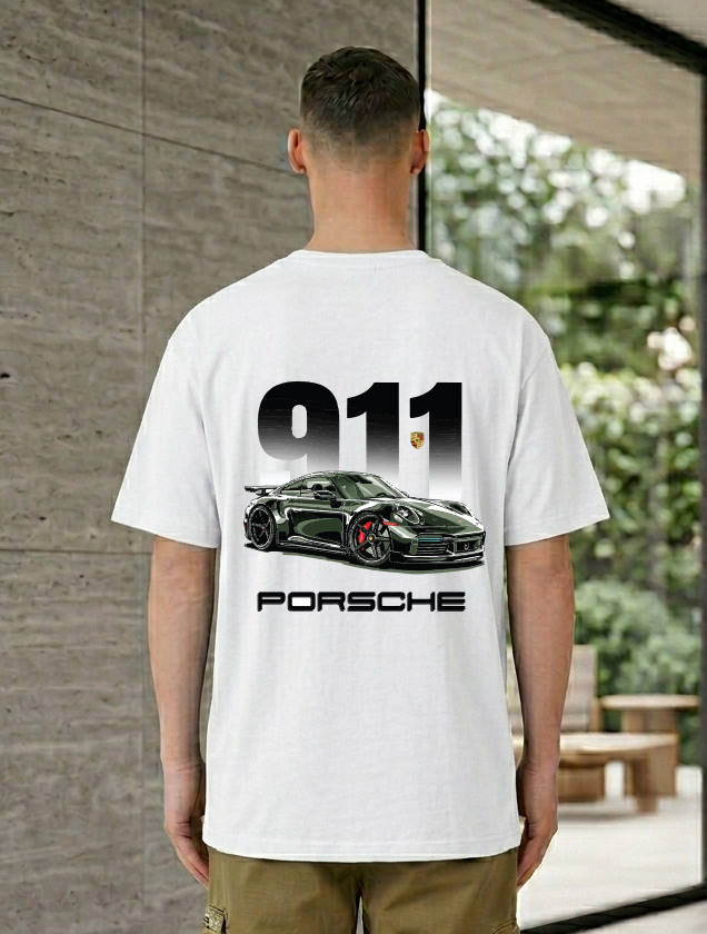 Porsche 911 Graphic Printed T-Shirt