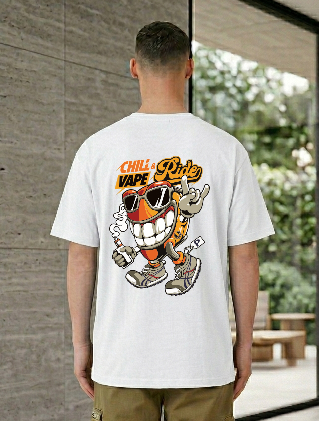 “Chill & Ride Street Style Graphic T-Shirt” 👕🔥