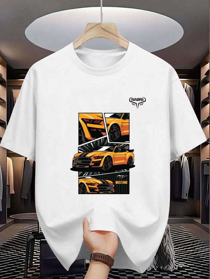 Mustang Sports Car Graphic T-Shirt