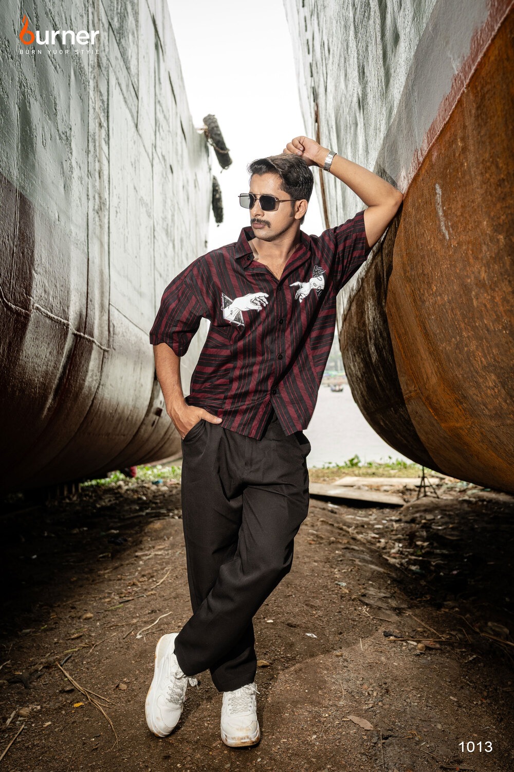 Boxy Shirt CONNECTING, Code- 1013 - Image 3