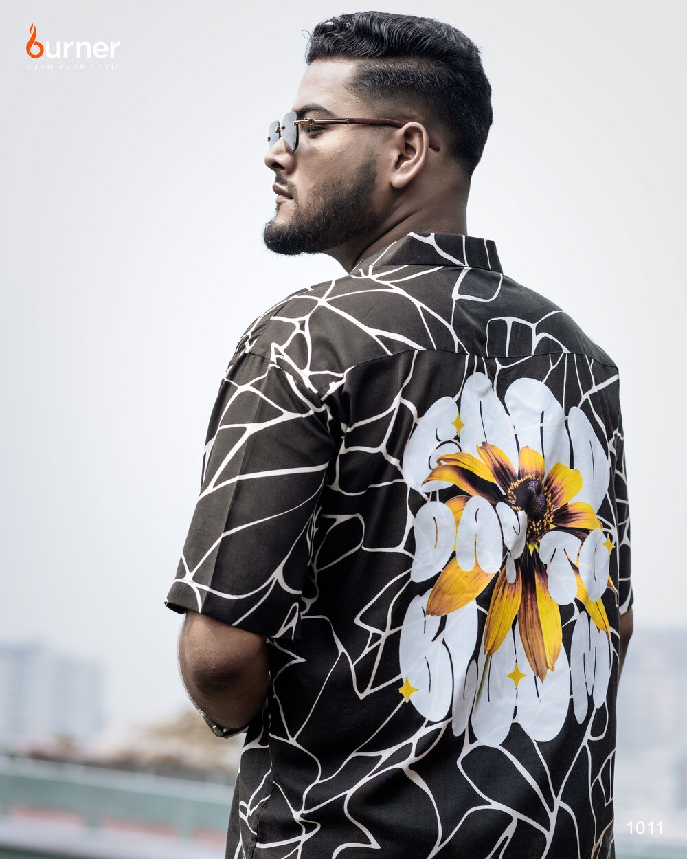 Cuban Collar Boxy Shirt GOOD DAY, Code- 1011 - Image 2