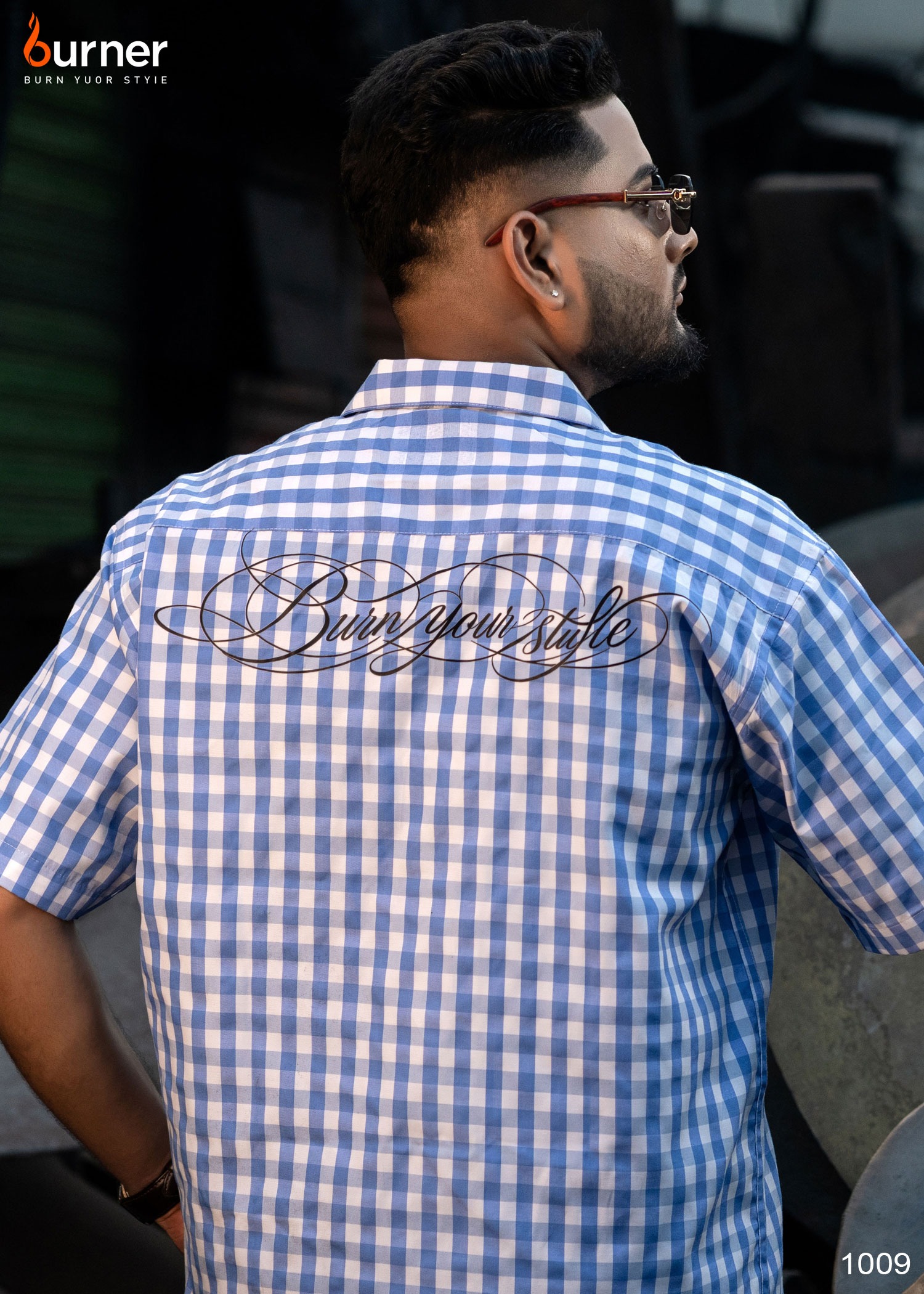 Cuban Collar Boxy Shirt VINTAGE POP, Code- 1009 - Image 2