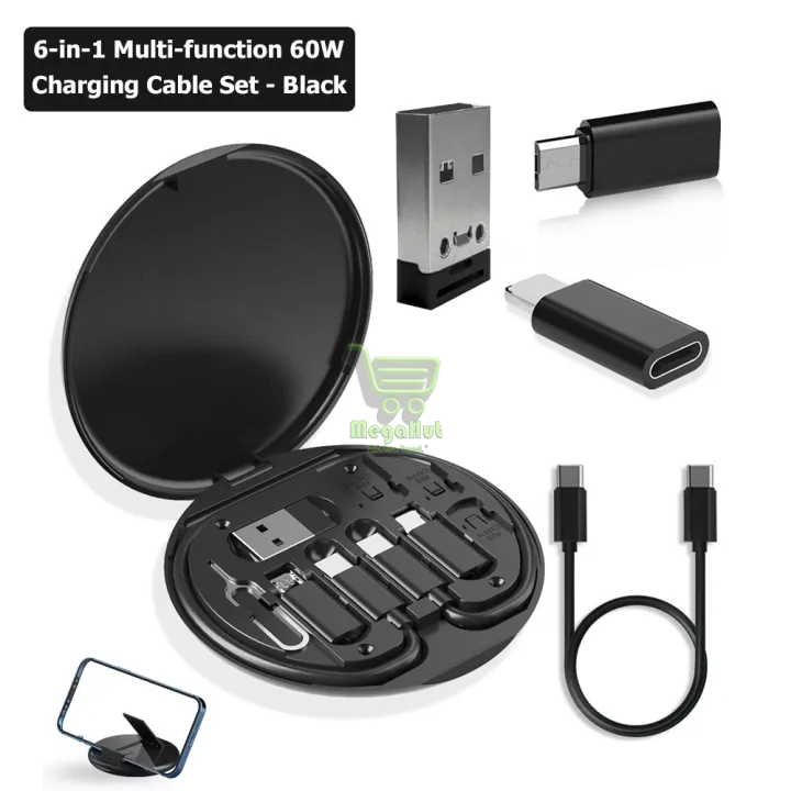 6 in 1 60W Multiple Data Cable Kit