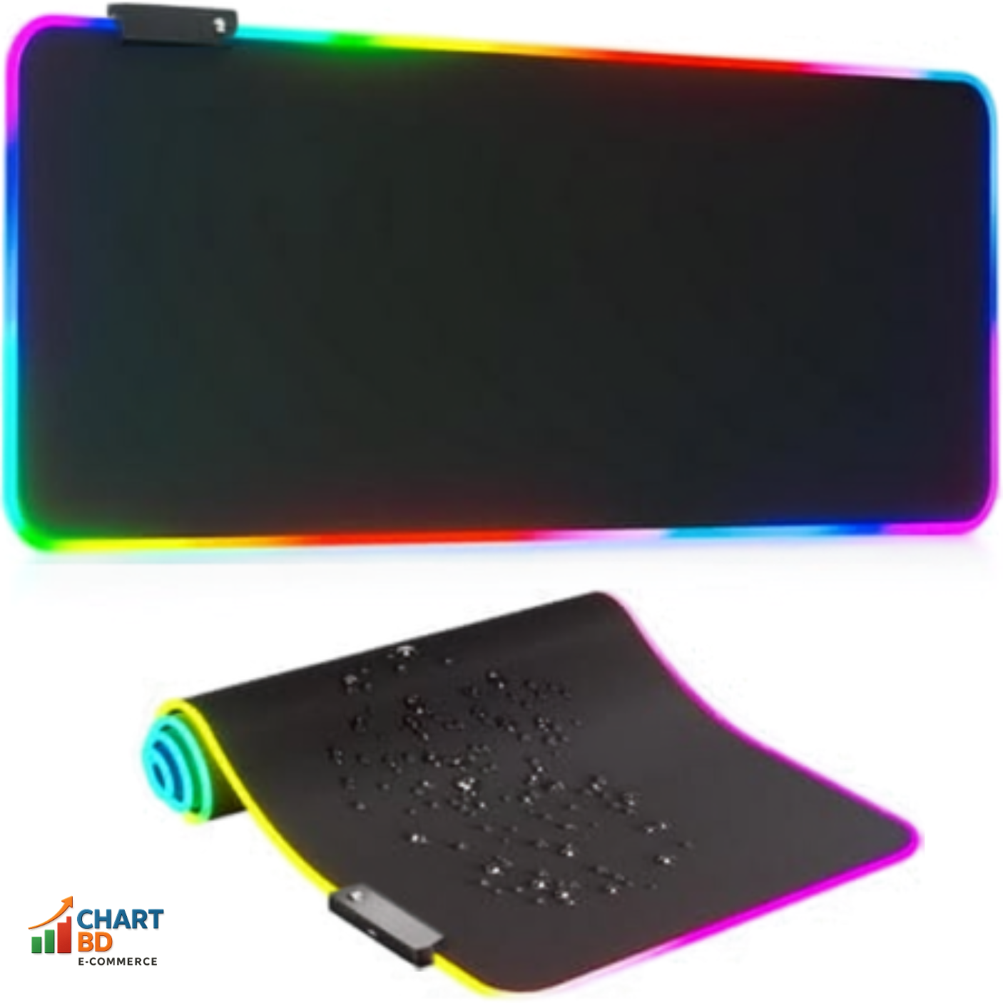 Premium RGB Gaming Mouse Pad – বড় সাইজ LED ডেস্ক মাউস প্যাড | Anti-Slip & Waterproof