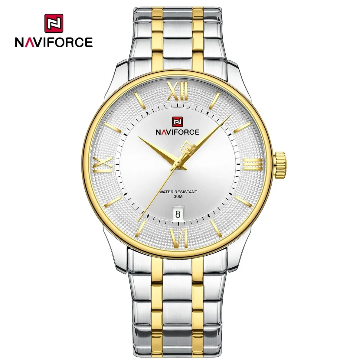 Naviforce 9272 CH - Silver Gold