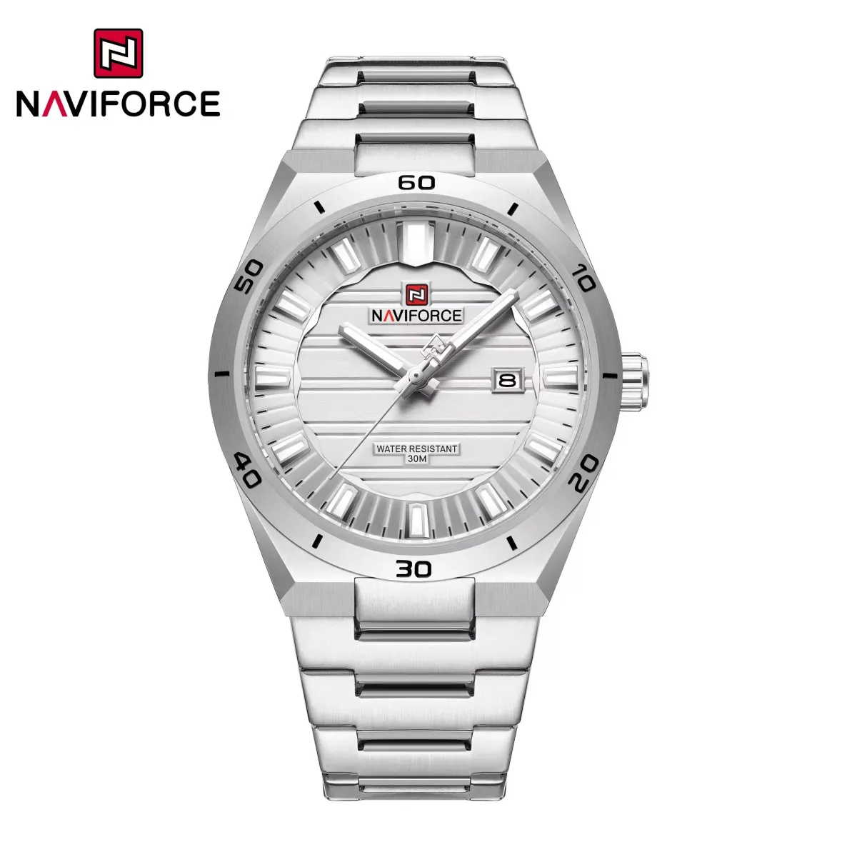 NAVIFORCE 9268 Stainless Steel Silver Color