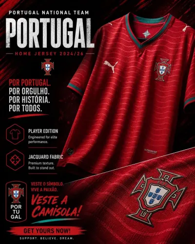 Portugal World Cup 2026 Home Kit - Player Edition Half Sleeve._img_0