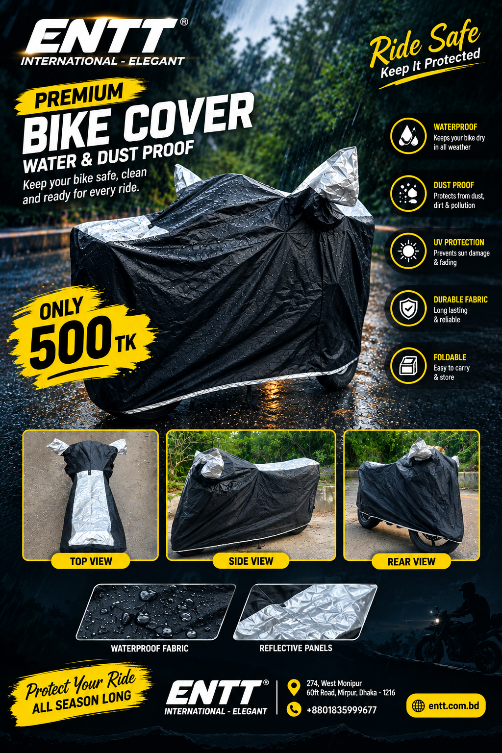 Elegant Standard Bike Cover - Image 5