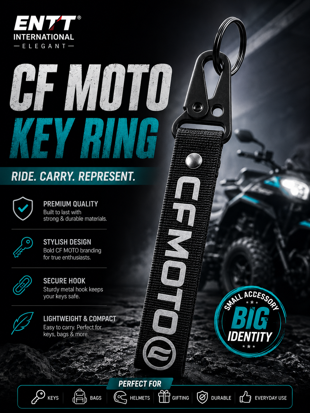 Reflective Keyring - Image 1