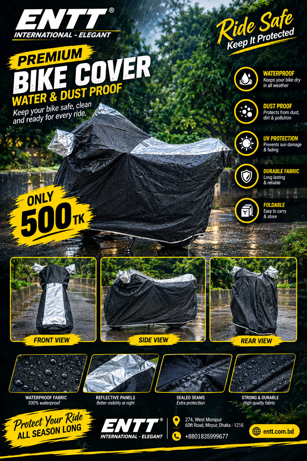 Elegant Standard Bike Cover - Image 4