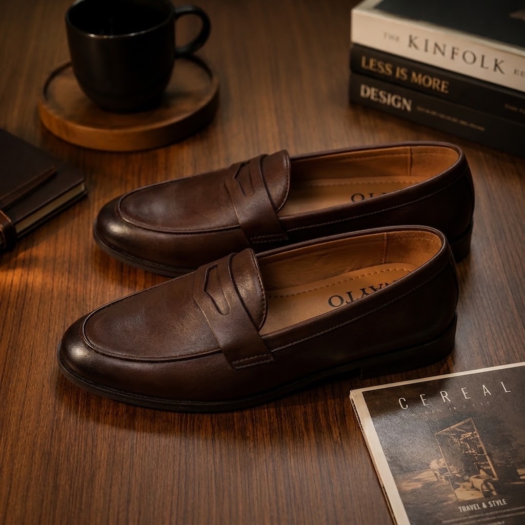 Classic penny loafer (Chocolate)_img_3