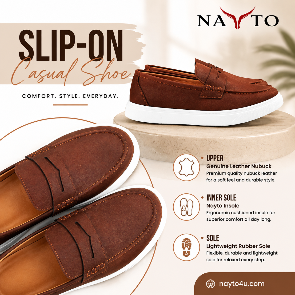 Slip-On Casual Shoe