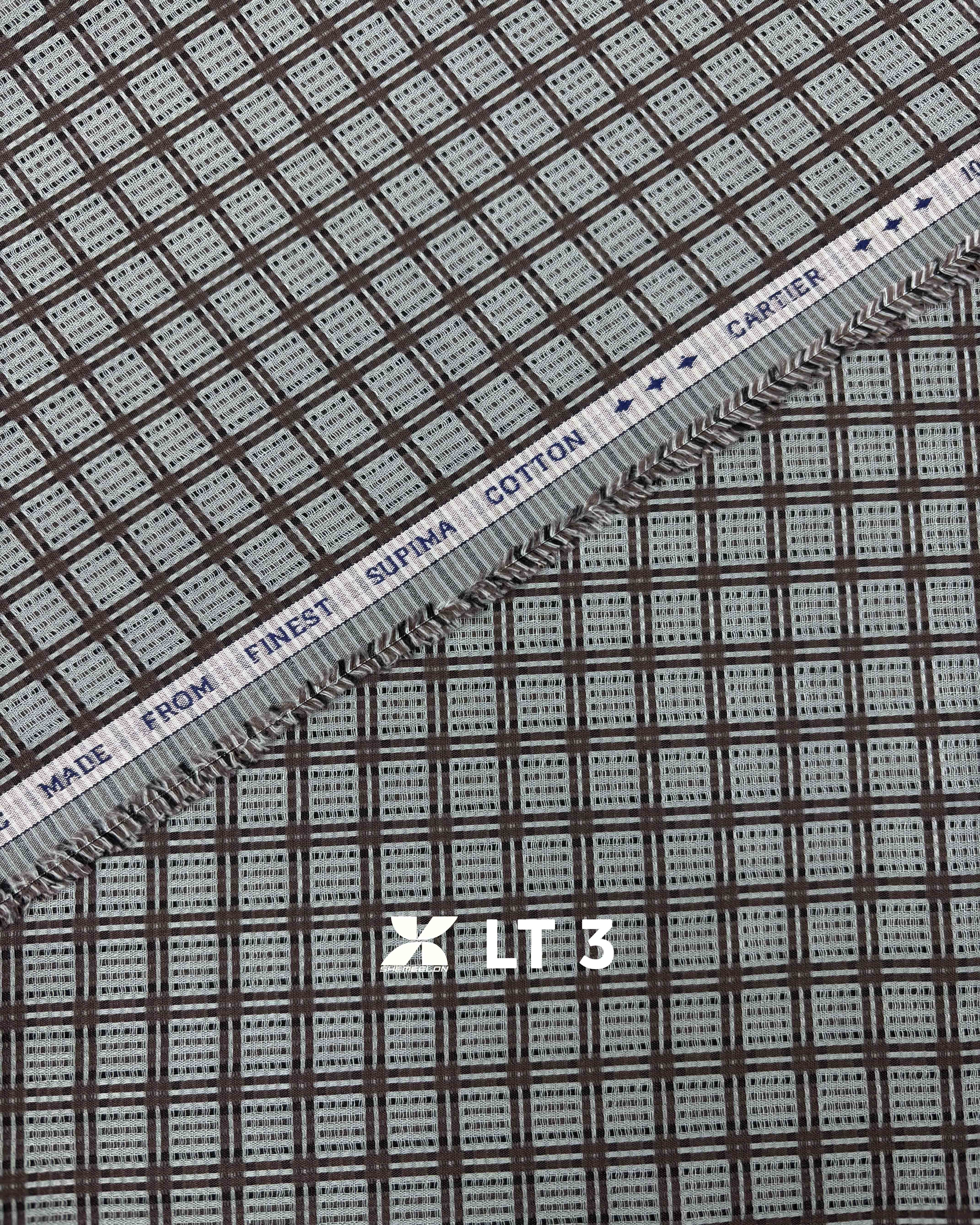 Luxury Cotton Shirt Fabric LT3
