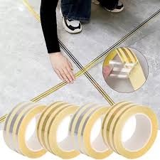 3 Line Waterproof Golden Tiles Gap Tape 1 Roll 5m
