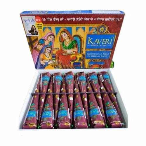 Kaveri Mehendi 1Box( 12pcs Cone)