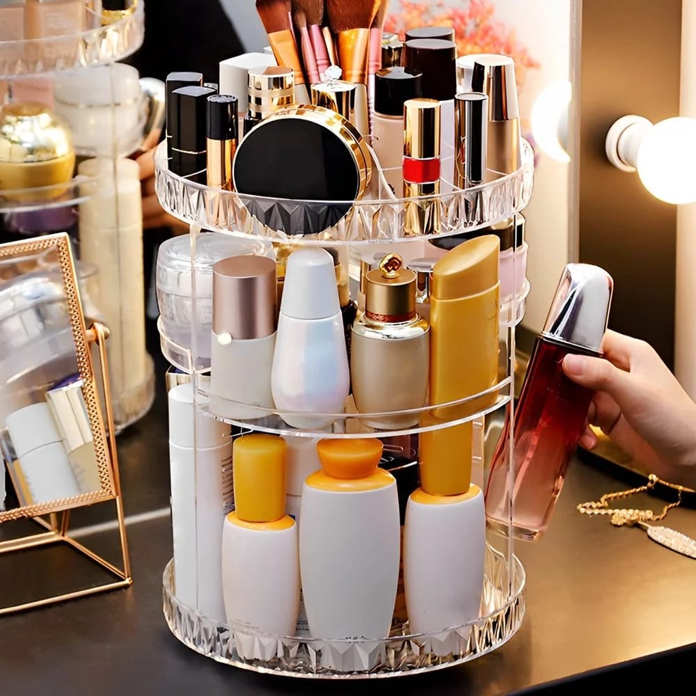 360 Degree Rotation Cosmetic Organizer