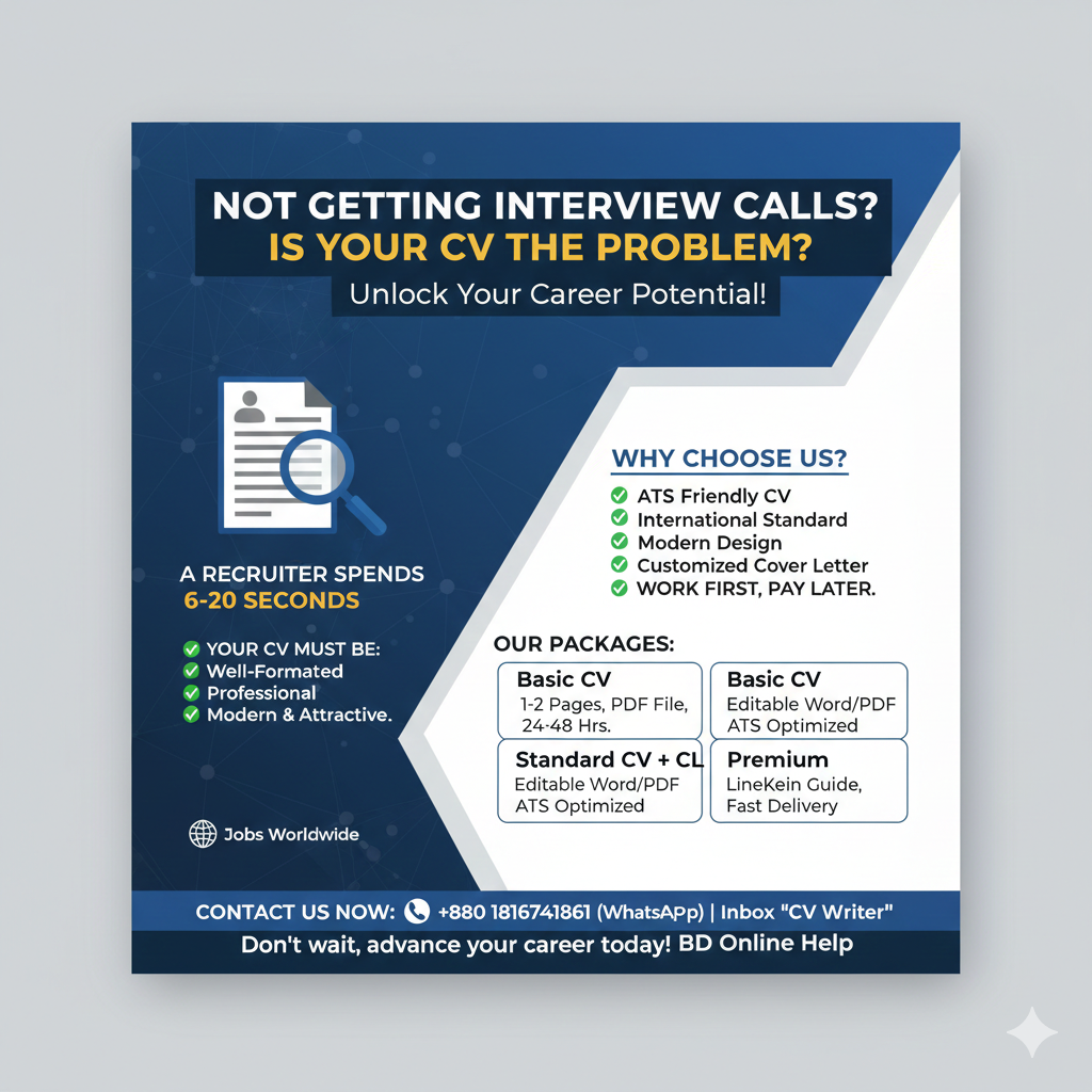 Professional CV & Cover Letter Writing Service