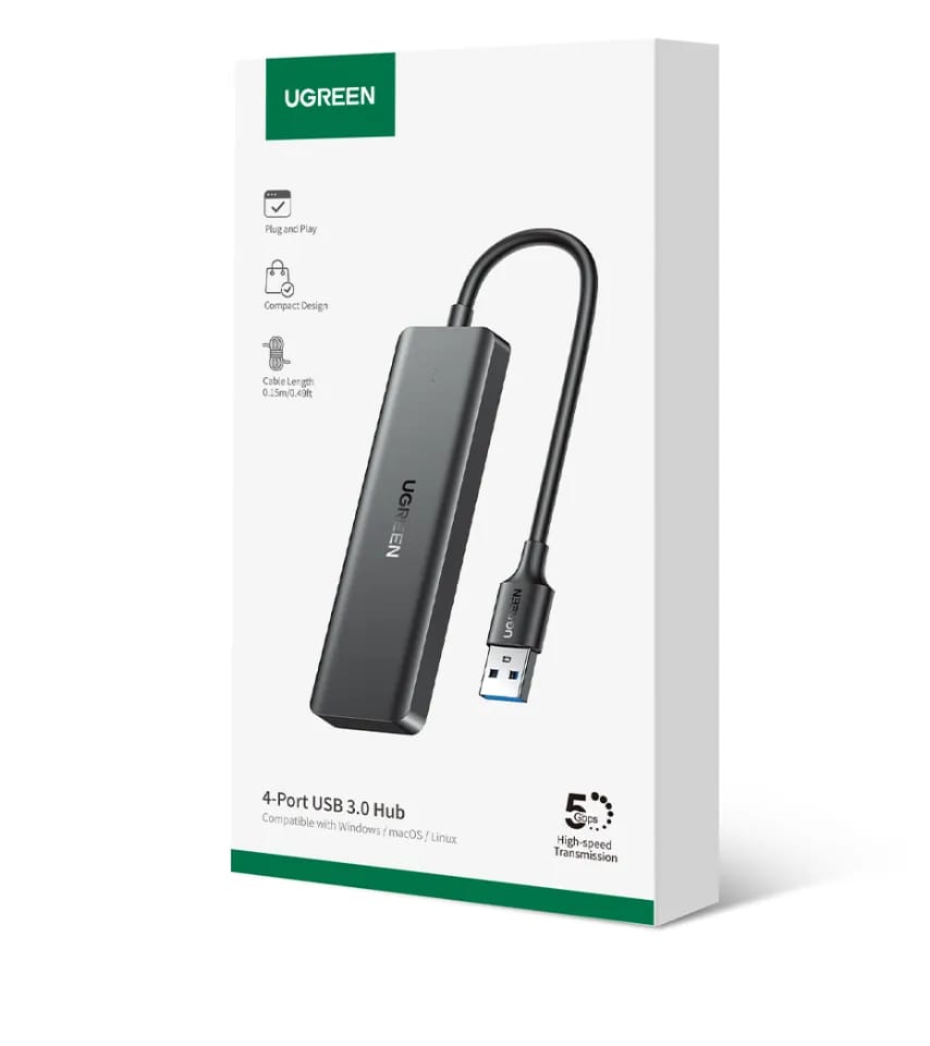 Ugreen 4 in 1 USB 3.0 Type-A Hub