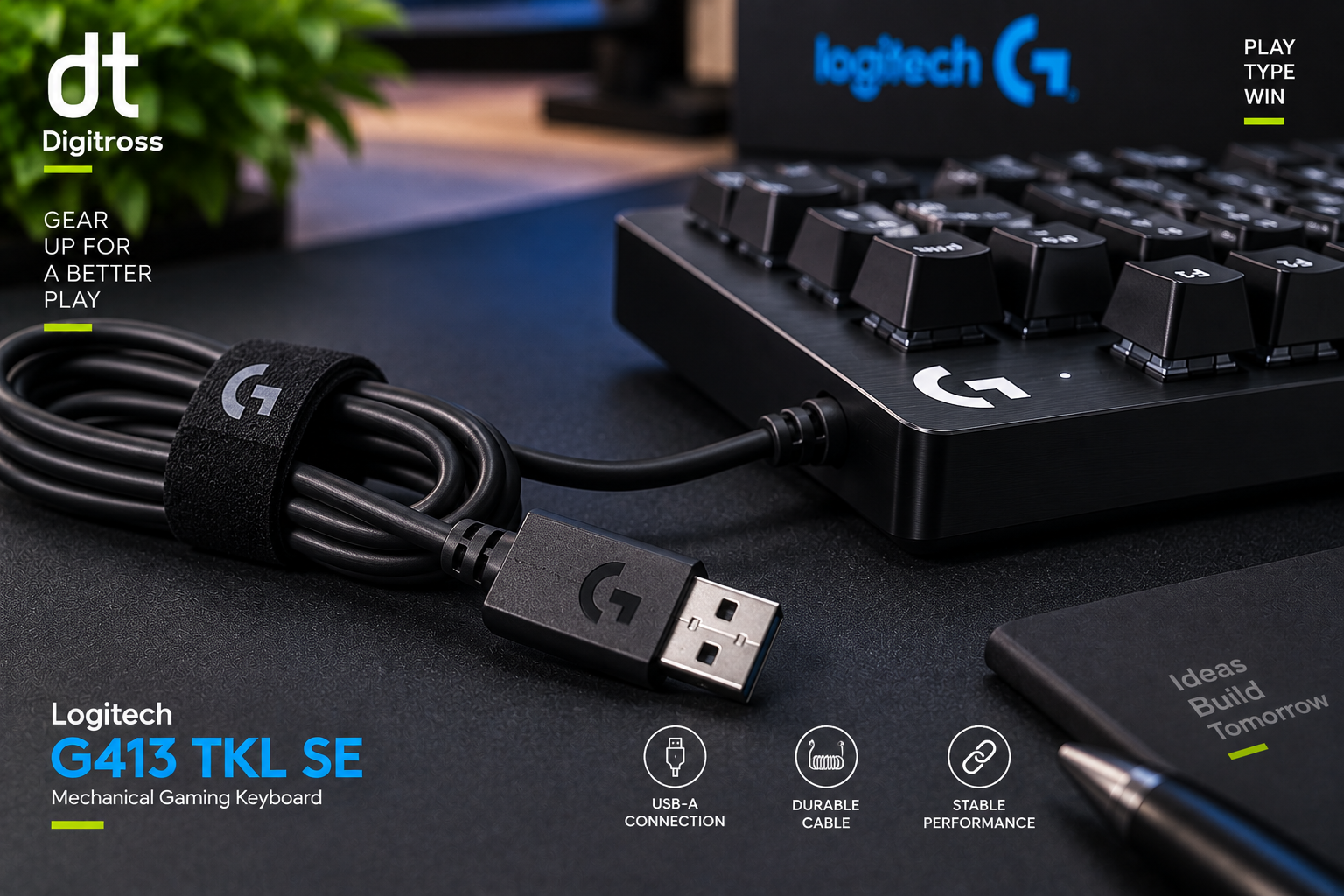 Logitech G413 TKL SE Mechanical Gaming Keyboard_img_4