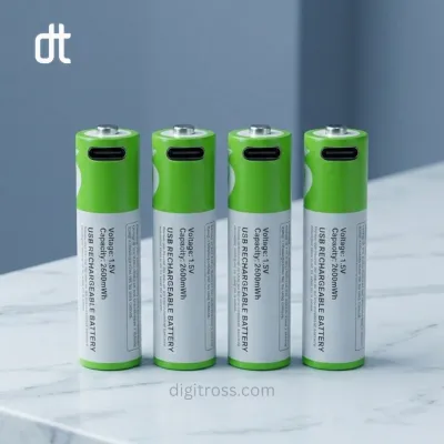 SmarToools RB40 Type-C Rechargeable Battery AA/AAA 4 Pcs Set (1.5V, 2600mWh)_img_2