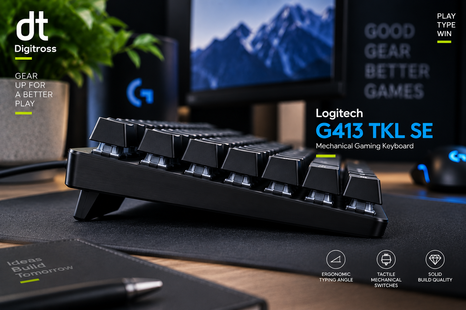 Logitech G413 TKL SE Mechanical Gaming Keyboard_img_2