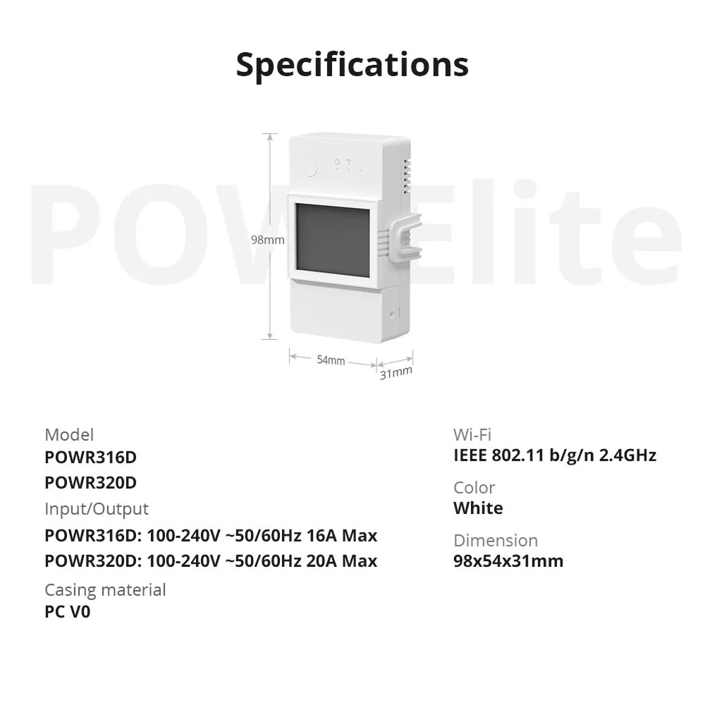 SONOFF POW Elite Smart Power Meter Switch (POWR320D)_img_13
