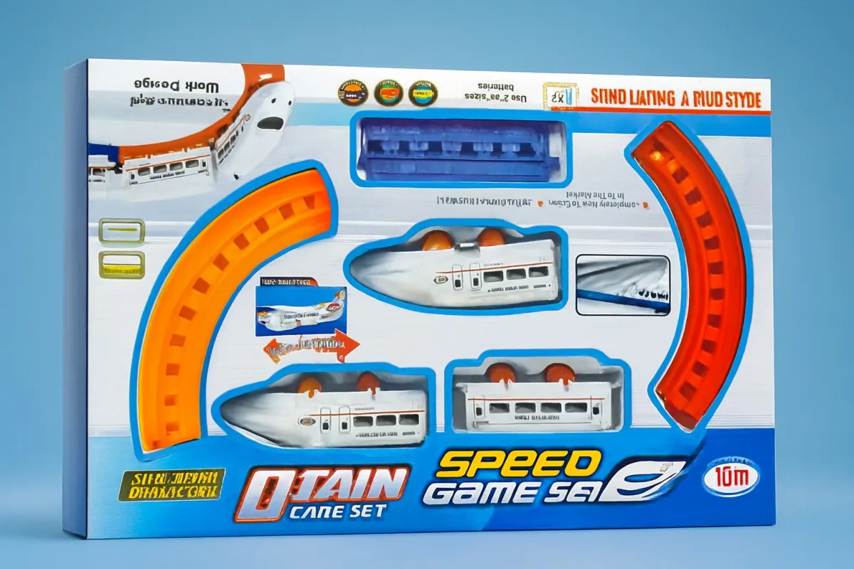 Ultramodern High-Speed Bullet Train Toy Set – সোনামণিদের জন্য আকর্ষণীয় ব্যাটারি চালিত ট্রেন গেম সেট