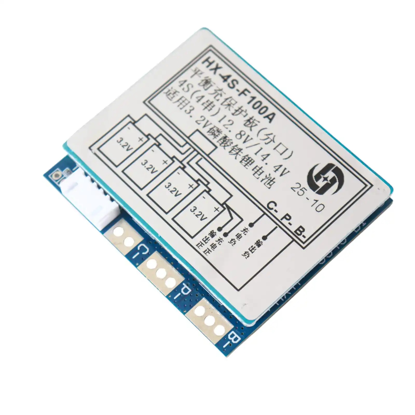 4S 100a LiFePO4 / Lithium Battery Protection Board (BMS/PCM) – 12.8V/14.4V - BMS