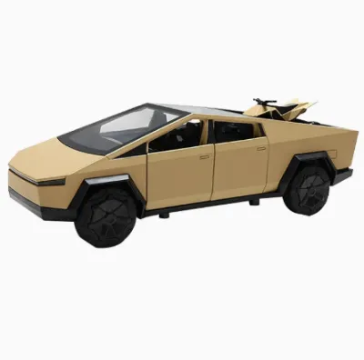 Tesla Cybertruck Diecast Metal Alloy Model Toy Car_img_4
