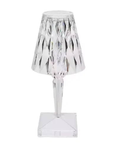 Wholesale Luxury Modern Crystal Table Lamp RGB Night Light USB Charging Flexible Bedside Factory Cross-Border Design_img_1