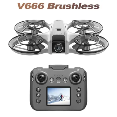 V666 VS I1 PRO Mini Screen Remote Control Drone_img_4