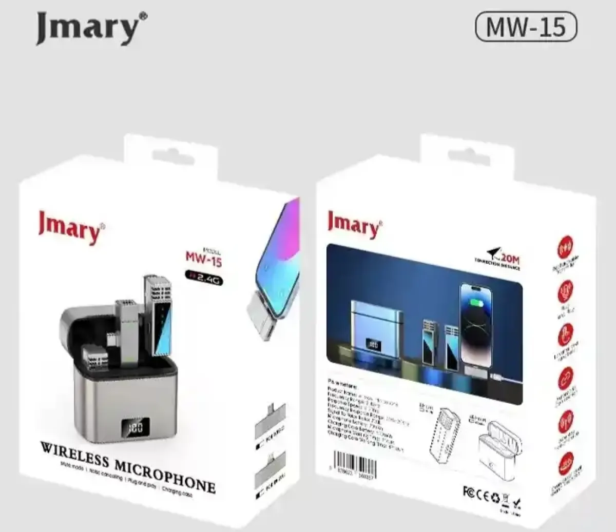 Jmary MW-15 2.4G wireless Microphone for Mobile (Type-C)