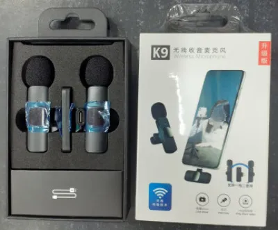 Wireless K9 Microphone Portable Audio Video Recording Mic Mobile C type_img_0