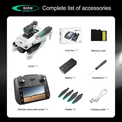 S159 GPS RC Drone 5G 8K HD Aerial Photography Dual-Camera Omnidirectional Obstacle Avoidance Drone with Screen_img_6