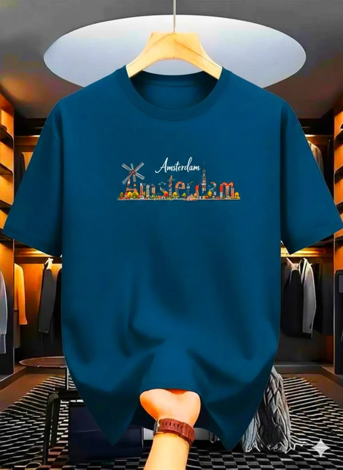 Drop Shoulder Tshirt with DTF Print