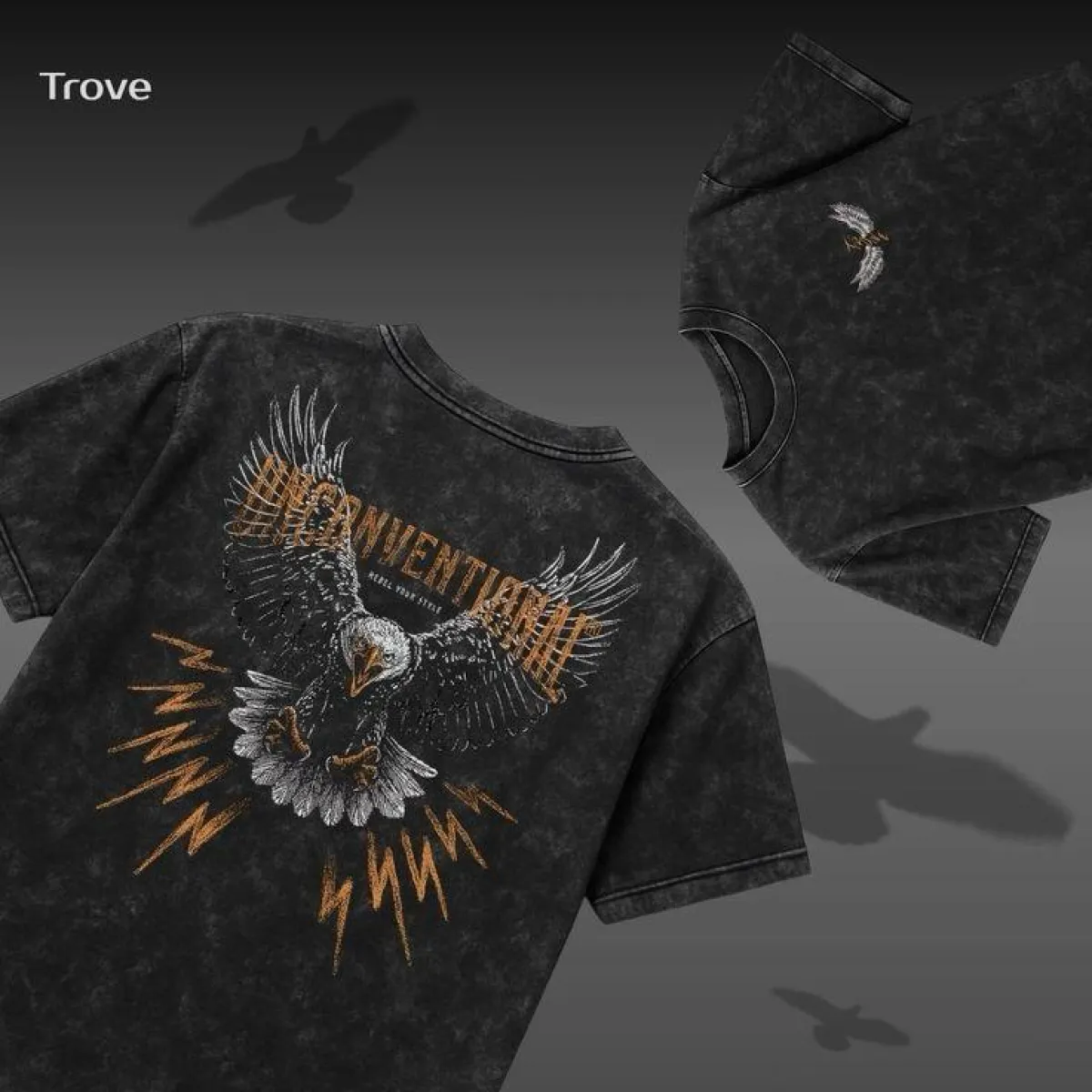 Premium Acid Wash Drop Shoulder TShirt