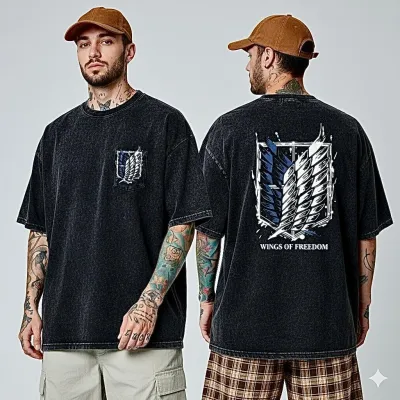 Premium Acid Wash Drop Shoulder TShirt_img_0