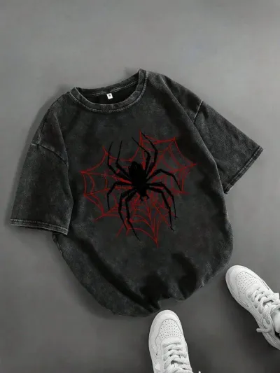 Premium Acid Wash Drop Shoulder T-Shirt_img_0